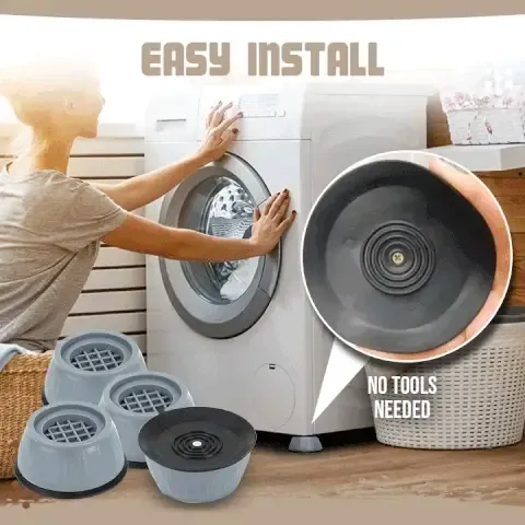 Non‑Vibration Washing Machine Feet – smart home solution